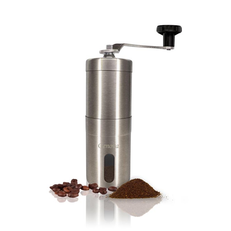 آسیاب قهوه دستی استیل استوانه ای جنوا (Genova Coffee Grinder CF-130) آسیاب قهوه دستی استیل استوانه ای جنوا (Genova Coffee Grinder CF-130)