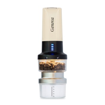 آسیاب قهوه همراه اتومات شارژی جنوا با چراغ کمپینگ (Genova Portable Coffee Grinder CF-181E) آسیاب قهوه همراه اتومات شارژی جنوا با چراغ کمپینگ (Genova Portable Coffee Grinder CF-181E)
