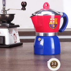 قهوه جوش اسپرسو ساز (موکاپات رو گازی) لایسنس ایتالیا بارسلونا سه کاپ (3 فنجان) جنوا (Genova Moka Pot KPX-3 Barcelona)