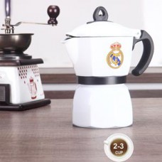 قهوه جوش اسپرسو ساز (موکاپات رو گازی) لایسنس ایتالیا رئال مادرید دو کاپ (2 فنجان) جنوا (Genova Moka Pot KPX-2 Real Madrid)